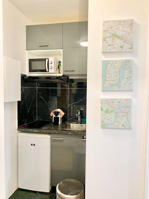 Cosy Studio Balcon Paris Montparnasse Экстерьер фото